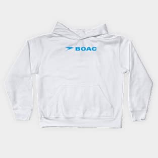 Vintage BOAC Airline Kids Hoodie